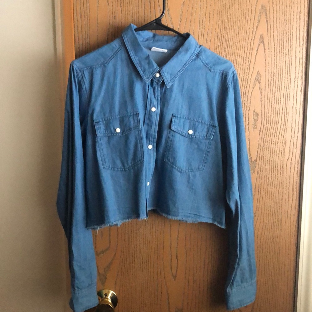 Cropped flannel